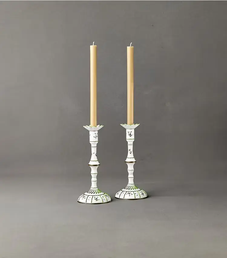 Jolie Fleur Candlesticks, Set Of 2 - Image 3