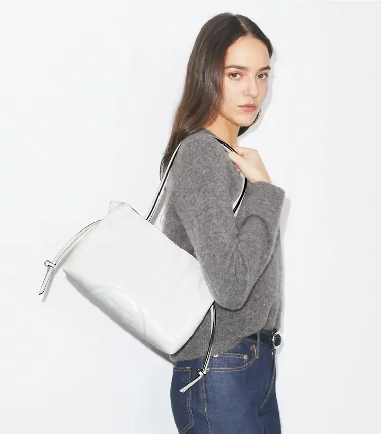 Small Ella Natuura Drawstring Tote - Image 2
