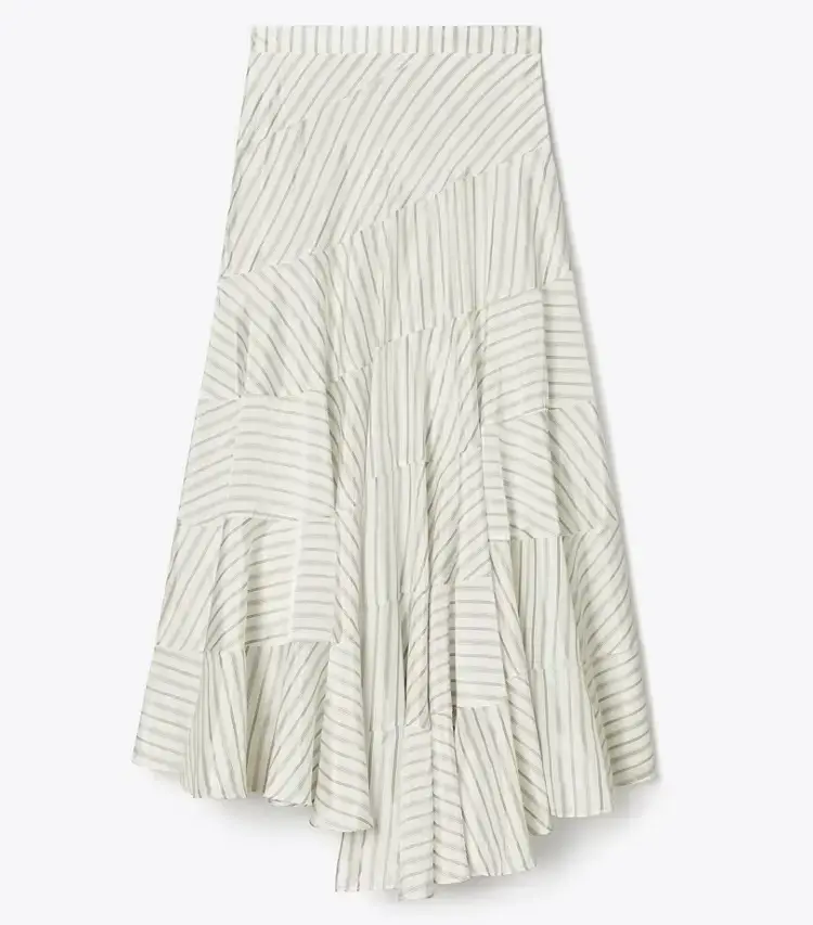 Asymmetrical Viscose Skirt