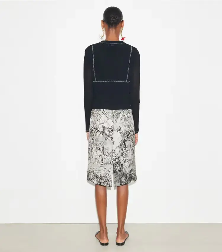 Printed Viscose Skirt - Image 3