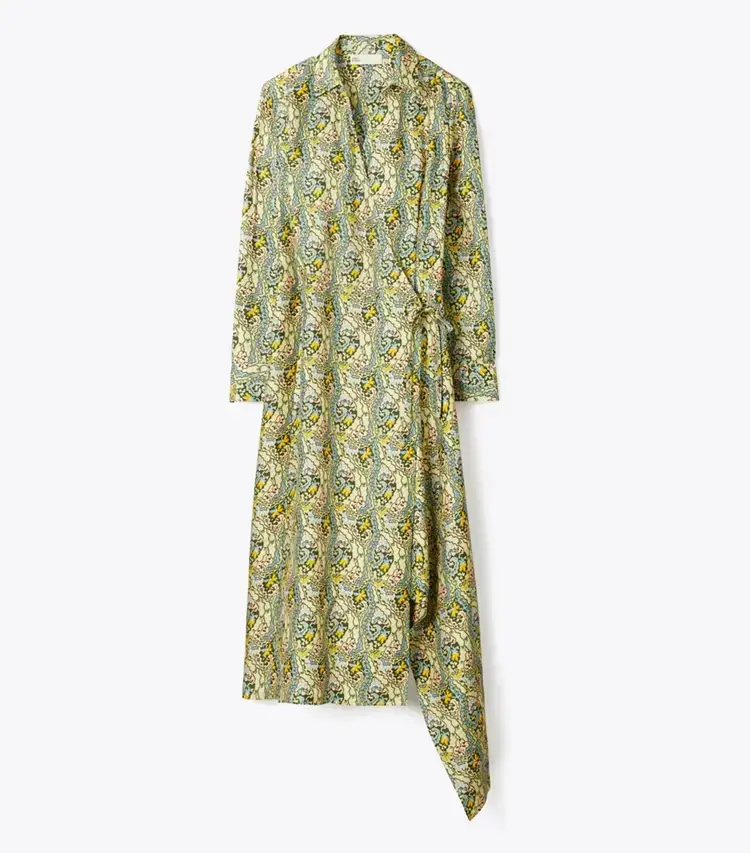 Silk Wrap Dress