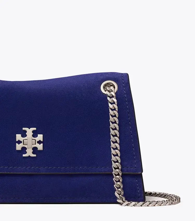Mini Kira Turnlock Suede Shoulder Bag - Image 4