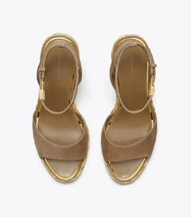 Raffia Wedge Sandal - Image 4