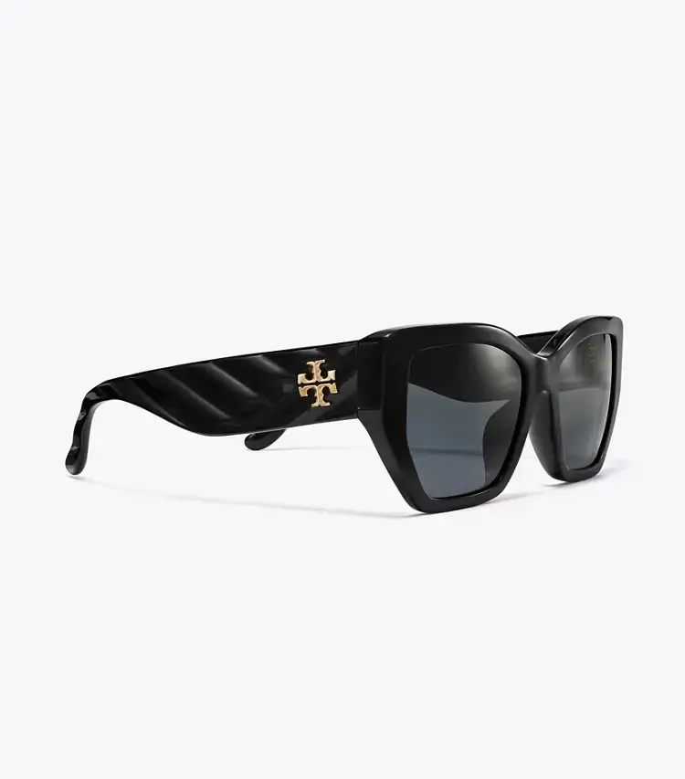 Kira Oversized Geometric Sunglasses - Image 2