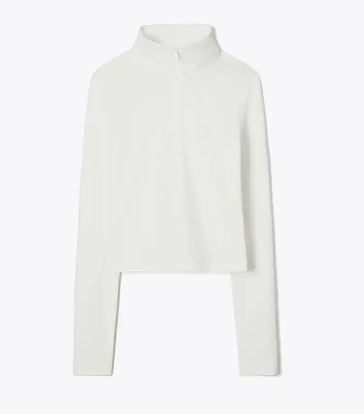 Cropped Jacquard Top