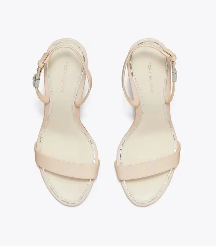 Double T Buckle Heel Sandal - Image 4