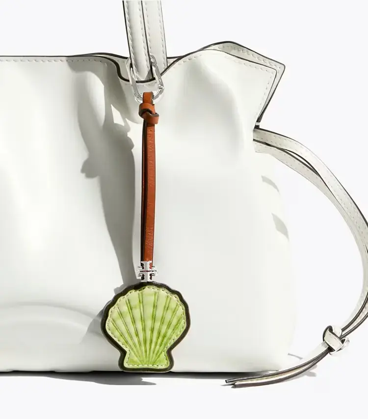 Leather Shell Bag Charm - Image 3
