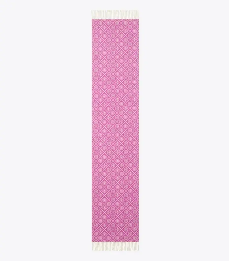 T Monogram Oblong Scarf