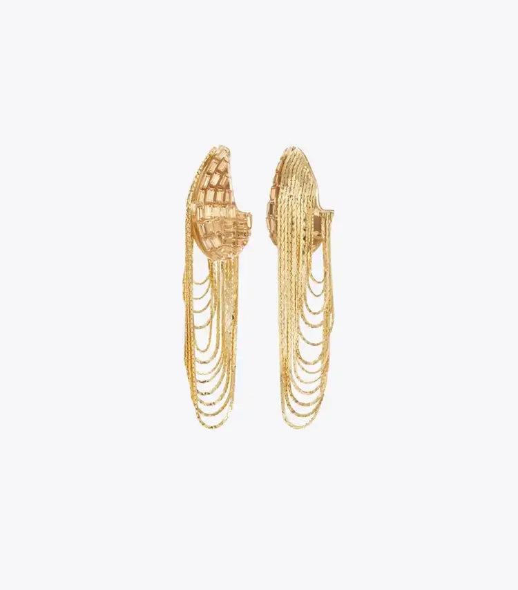 Runway Chain Earrings - Image 2