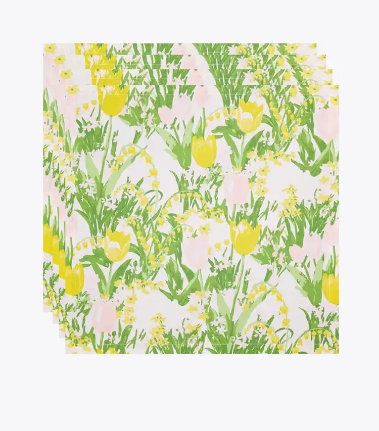 Les Tulipes Dinner Napkin, Set Of 4 - Image 2