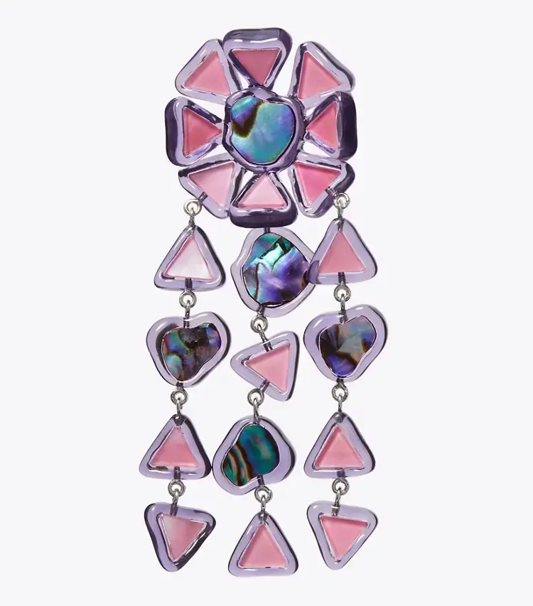 Curiosity Resin Chandelier Earrings - Image 2