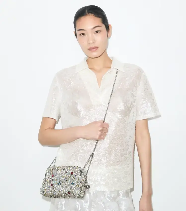 Fleming Embellished Soft Crossbody Bag - Image 2