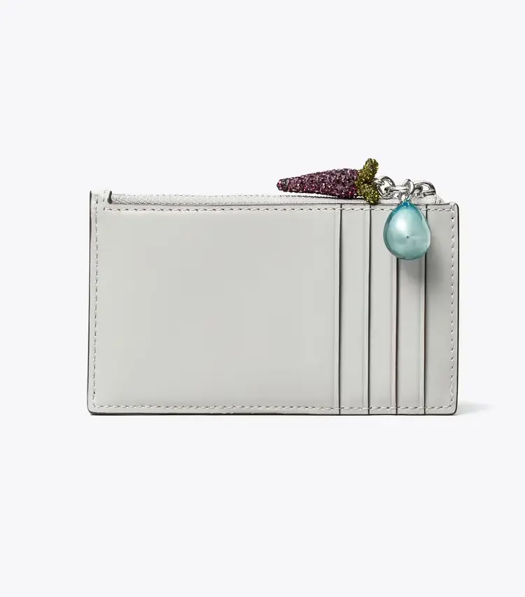 Kira Diamond Quilt Charm Zip Card Case - Image 3