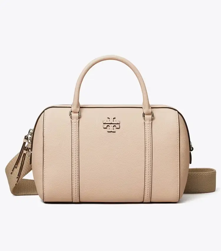 Pebbled Leather Satchel - Image 2