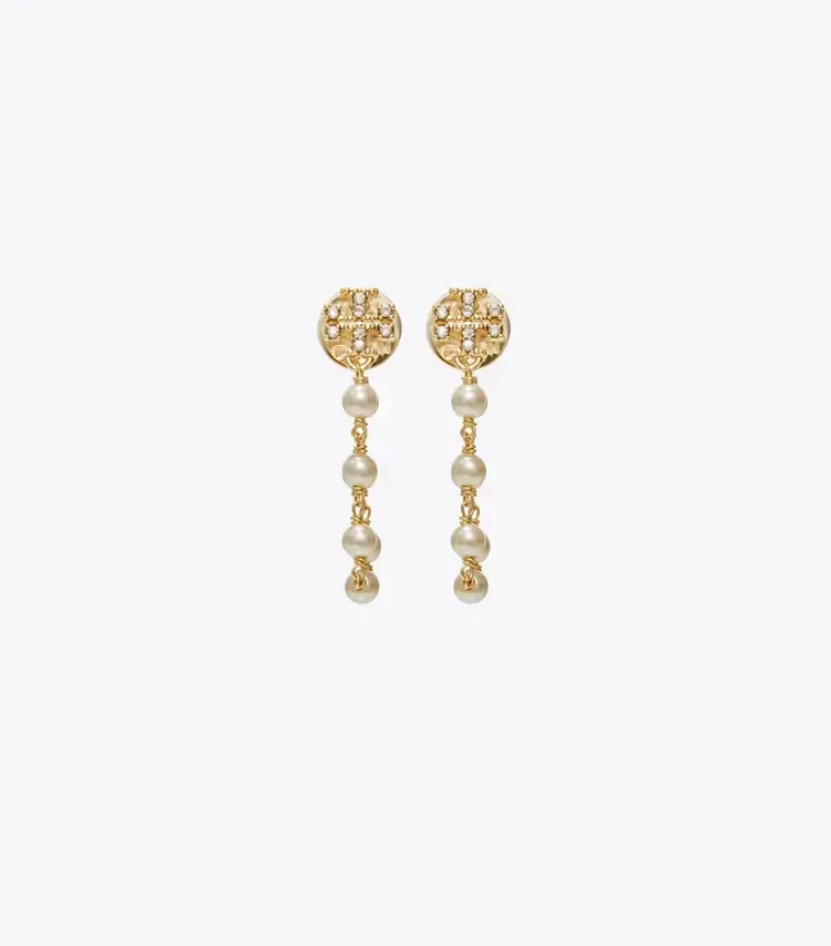 Moondance Pearl And Chain Earrings