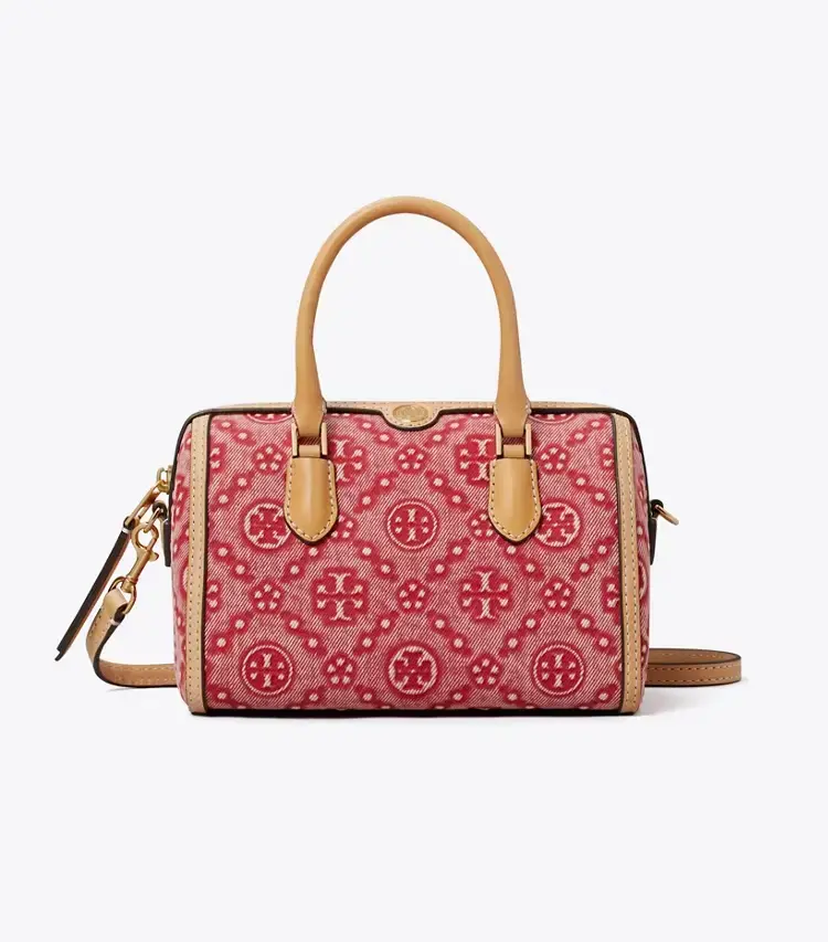 T Monogram Denim Petite Barrel Bag - Image 3