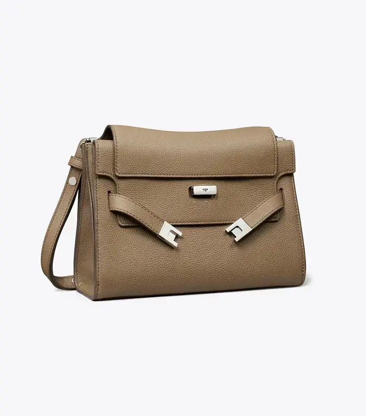 Lee Radziwill Pebbled Shoulder Bag