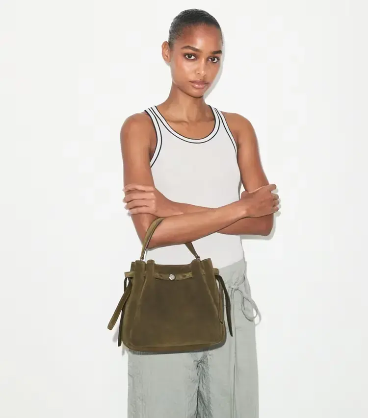Romy Suede Bucket Bag - Image 2