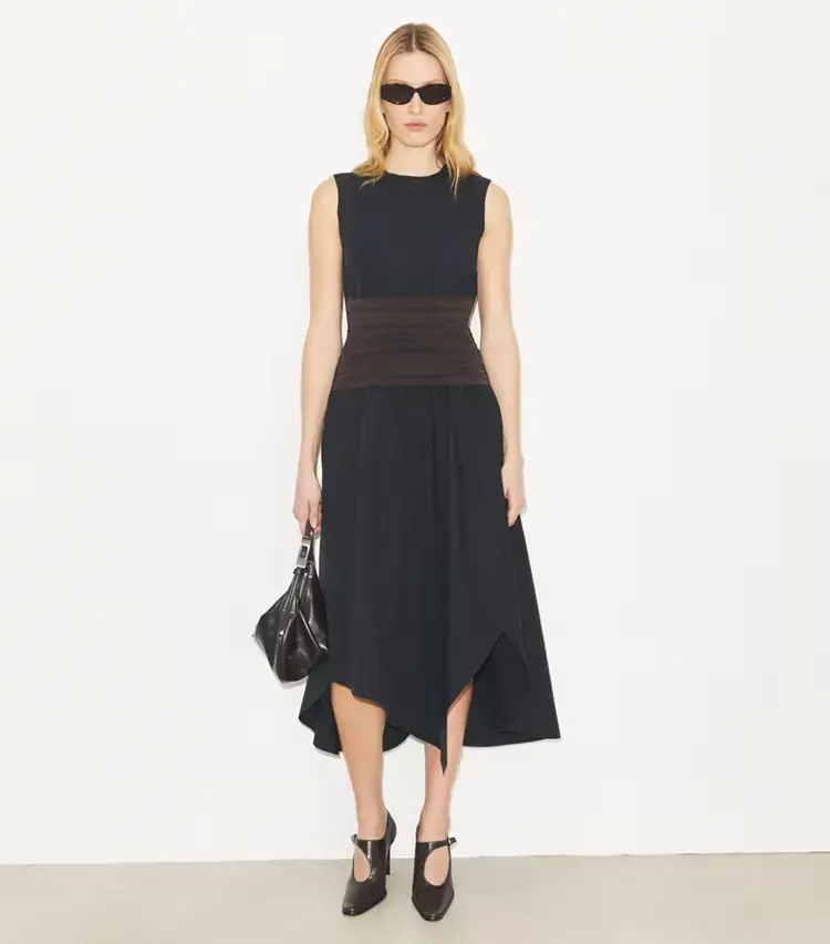 Asymmetric Cotton Dress - Image 2