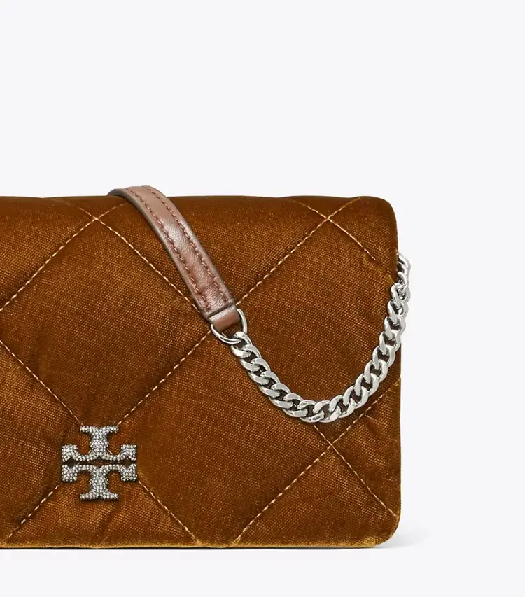 Kira Diamond Quilt Velvet Crossbody - Image 4