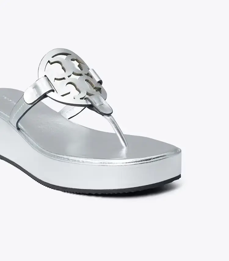 Miller Metallic Wedge Sandal - Image 4
