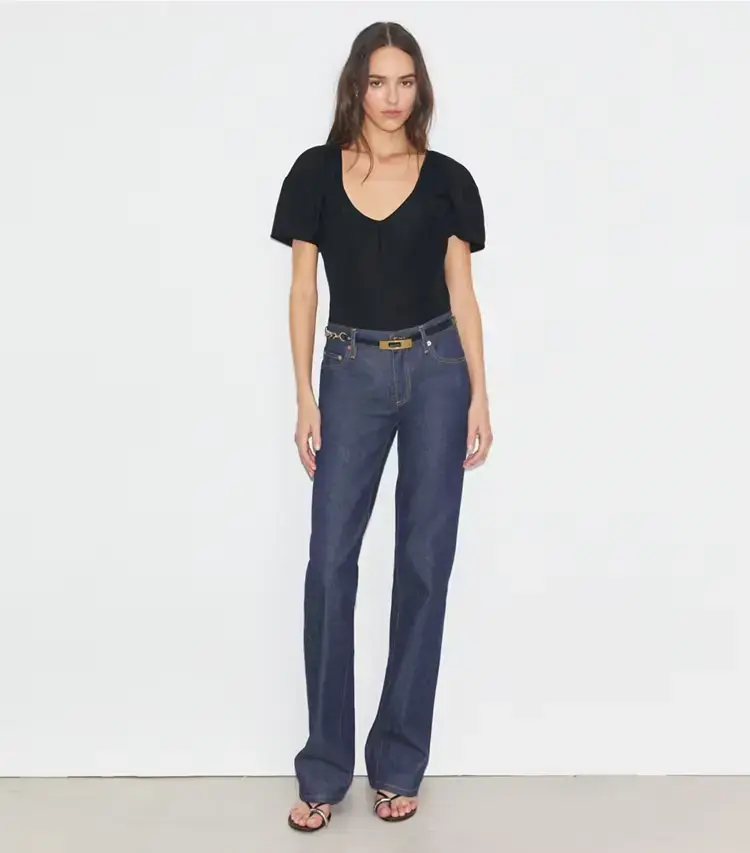 Balloon Sleeve Viscose Top - Image 3