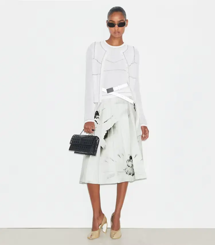 Printed Twill Skirt - Image 2