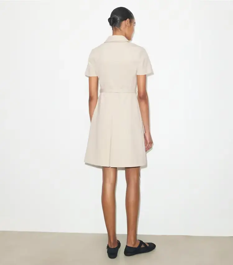 Short-Sleeve Pleated Golf Dress - Image 4