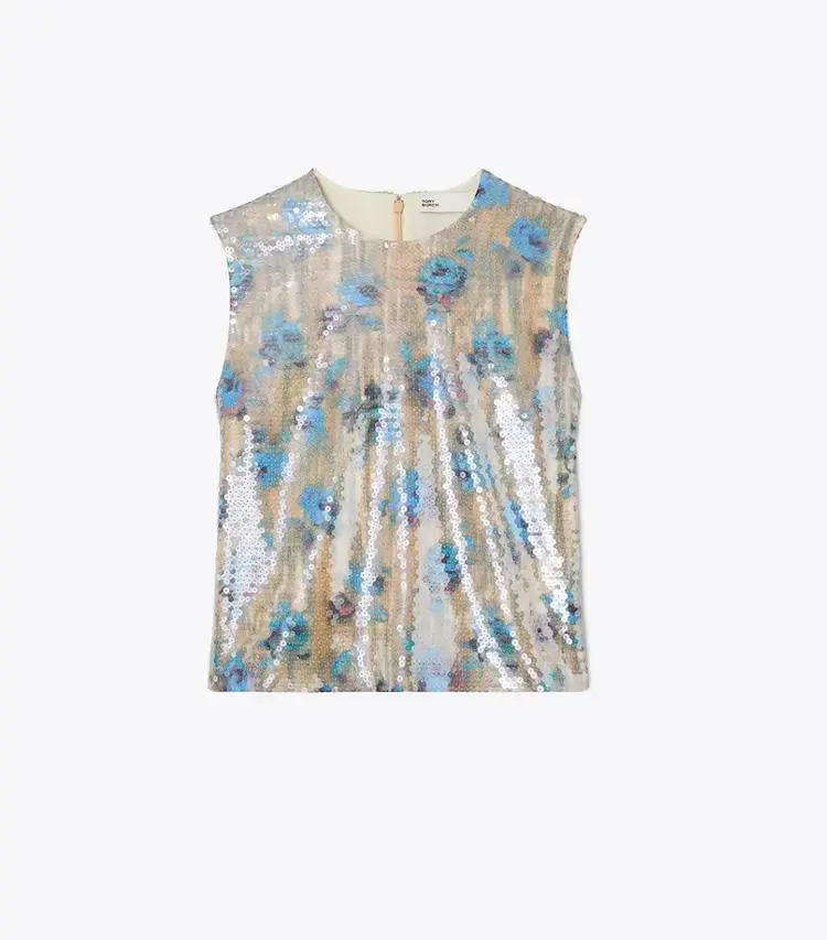 Sequin Shell Top