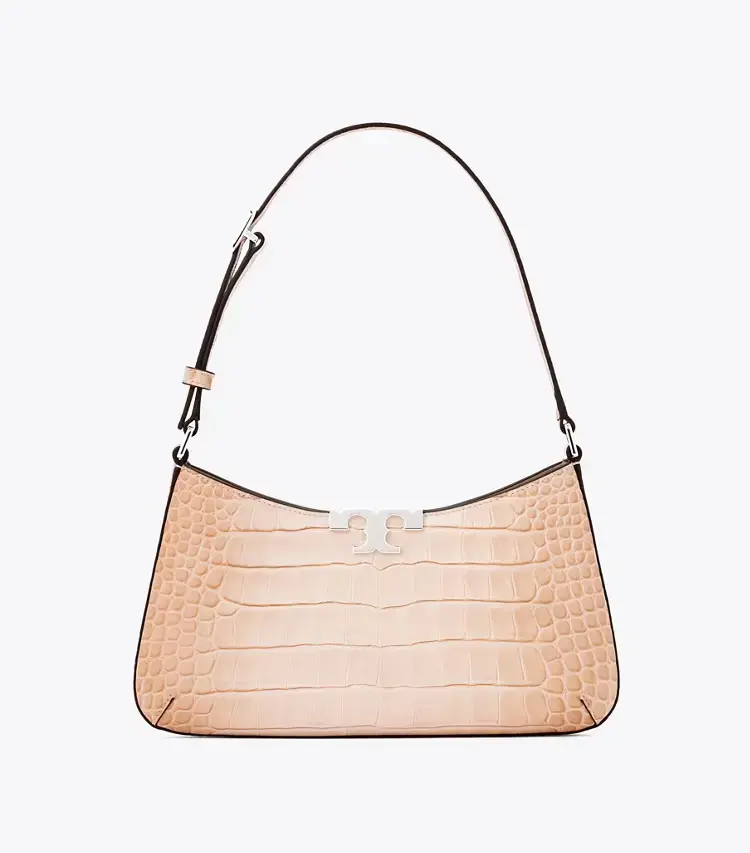 Eleanor Croc Embossed Slim Shoulder Bag - Image 2