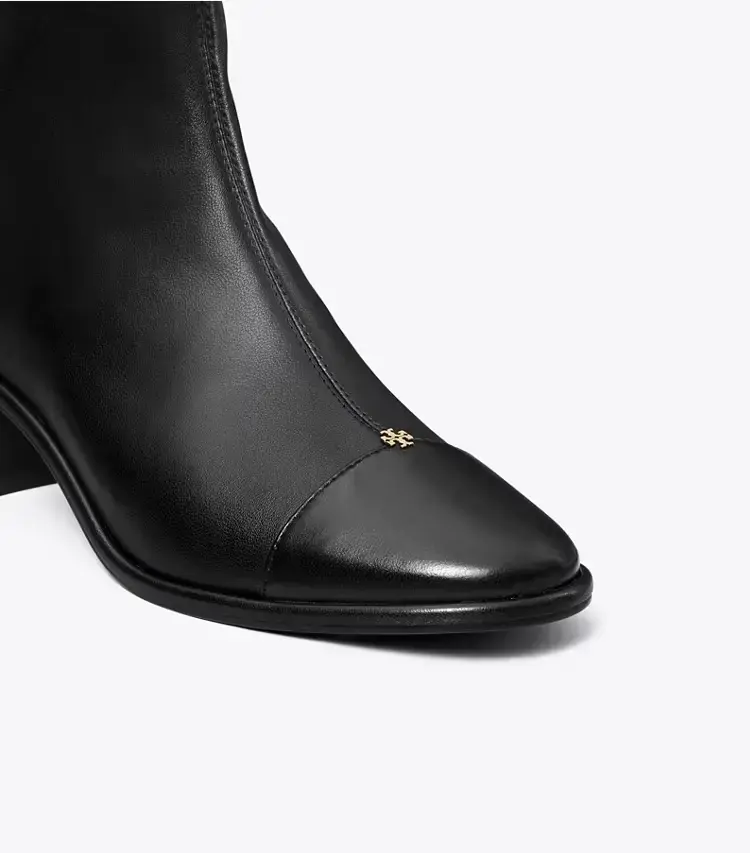 Cap-Toe Low-Heel Ankle Boot - Image 4