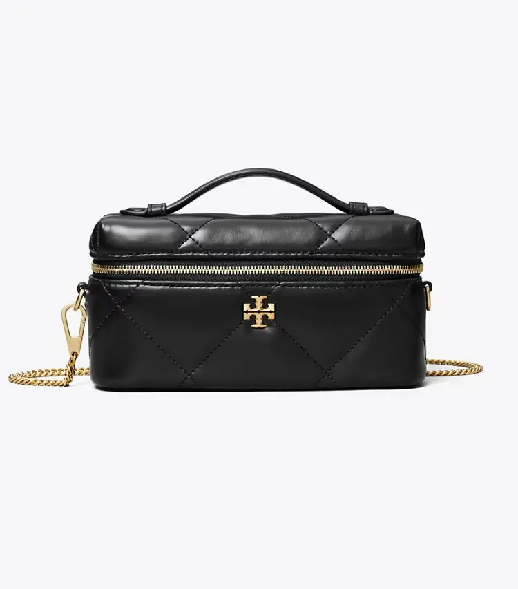 Kira Diamond Quilt East-West Vanity Case - Image 3