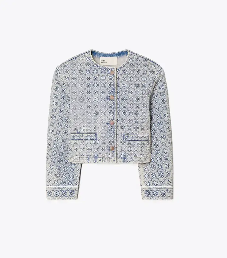 T Monogram Denim Jacket