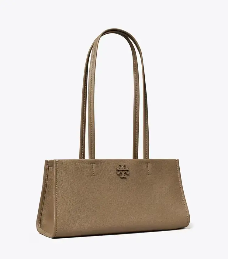 Leather East West Satchel