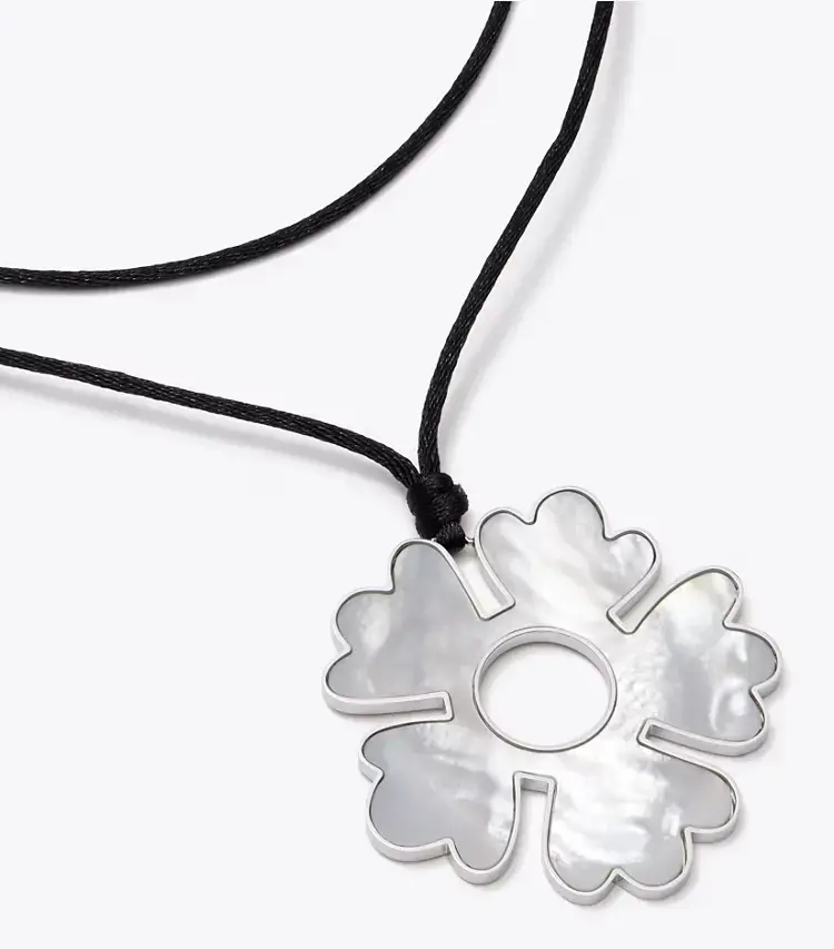 Forget Me Not Cord Necklace - Image 2