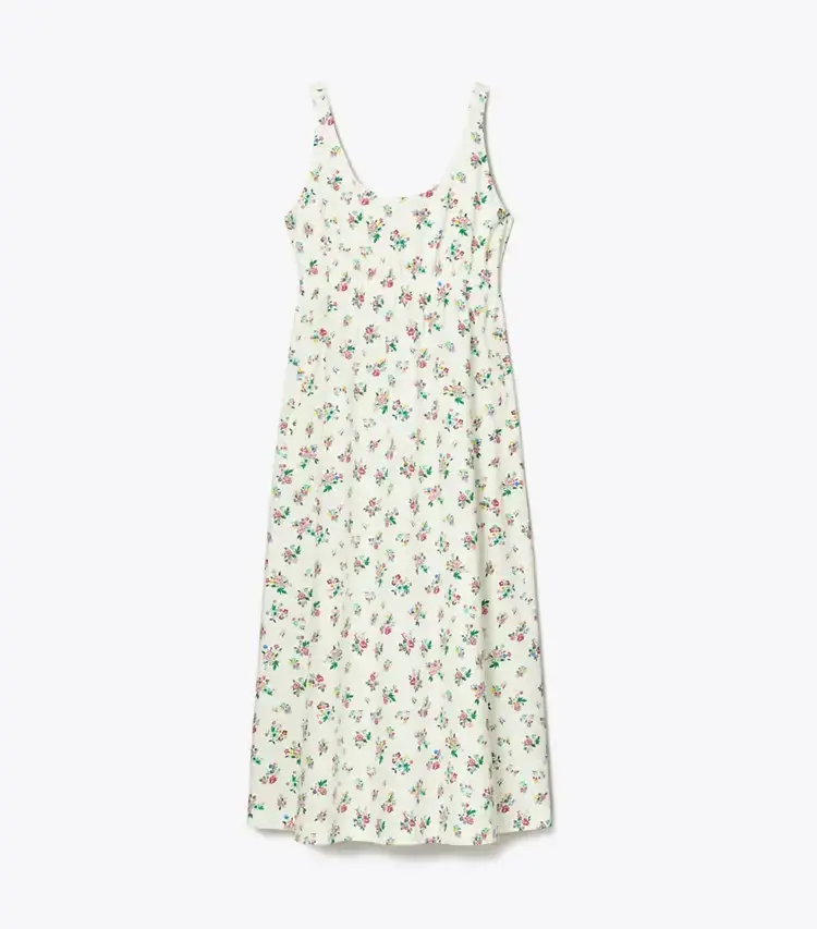 Bonded Poplin Dress