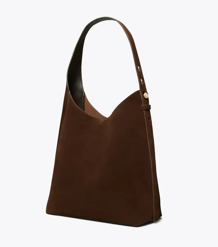 Suede Hobo Bag