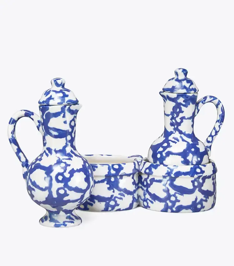 Spongeware Oil & Vinegar Set - Image 2