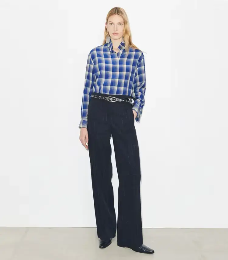 Wide-Leg Wool Pant - Image 2