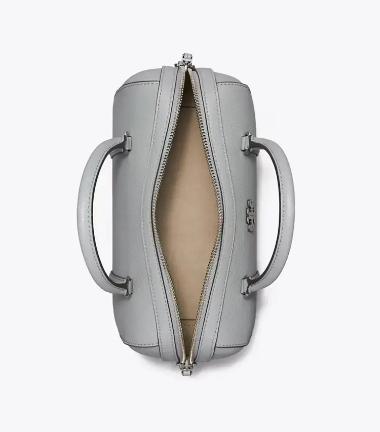 Pebbled Leather Satchel - Image 4