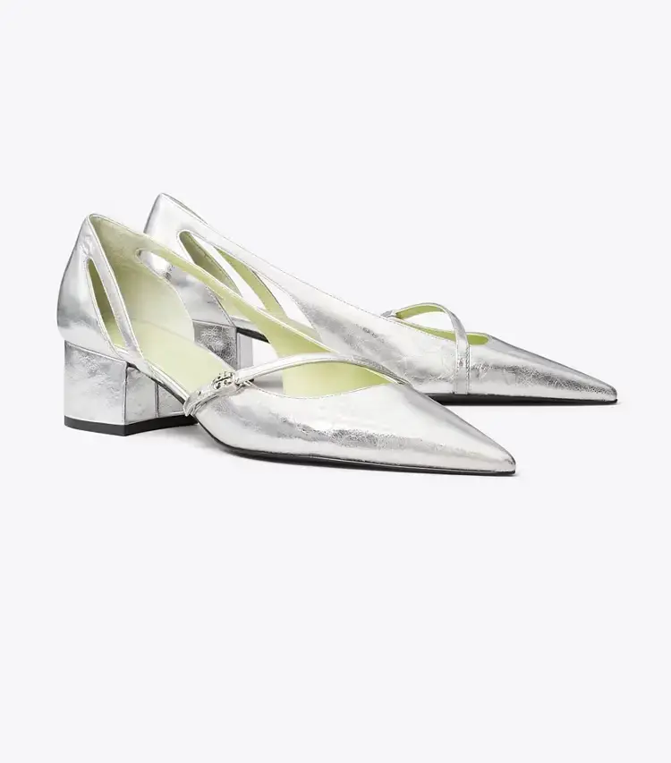 Double T Buckle D'orsay Pump