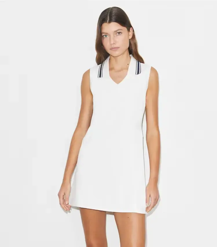 V-Neck Tennis Dress - Image 2