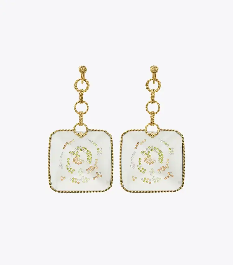 Runway Swirl Drop Earrings