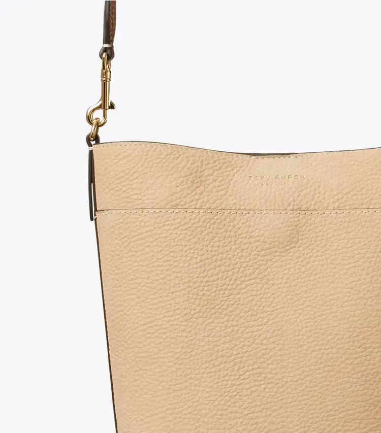 Pebble Nubuck Bucket Bag - Image 3