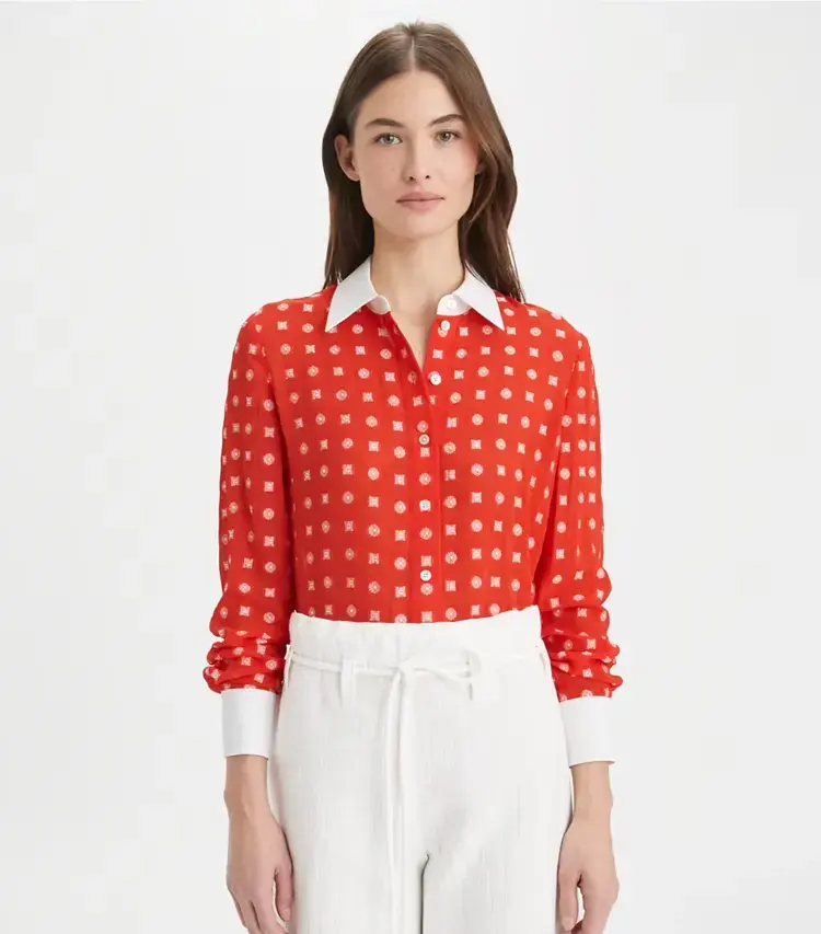 Colorblock Jacquard Shirt - Image 2