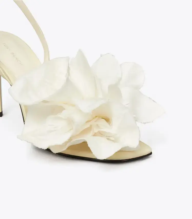 Flower Heeled Sandal - Image 4
