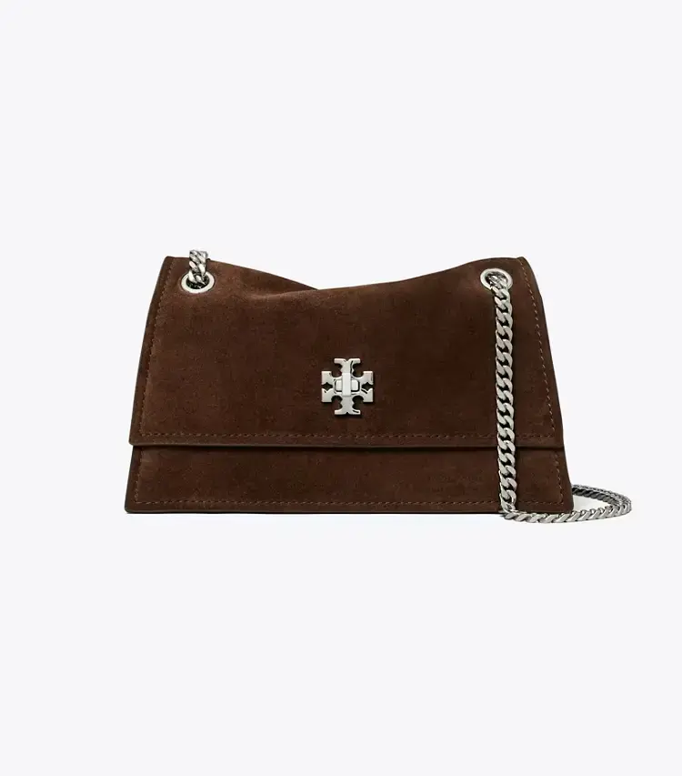 Mini Kira Turnlock Suede Shoulder Bag - Image 3