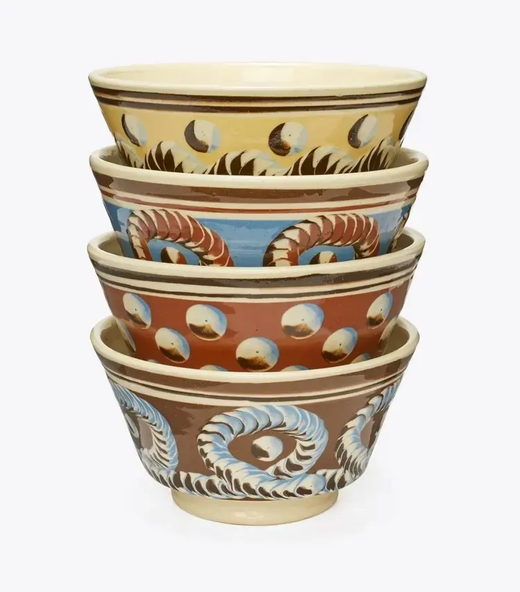 Mochaware Soup Bowl, Set Of 4 - Image 2
