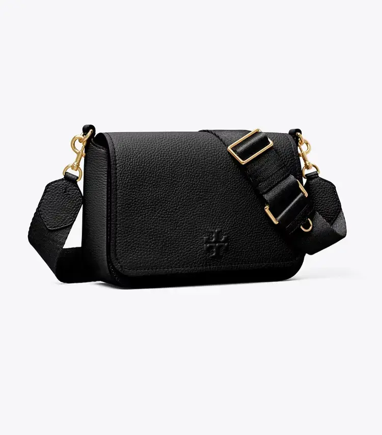 Leather Flap Crossbody