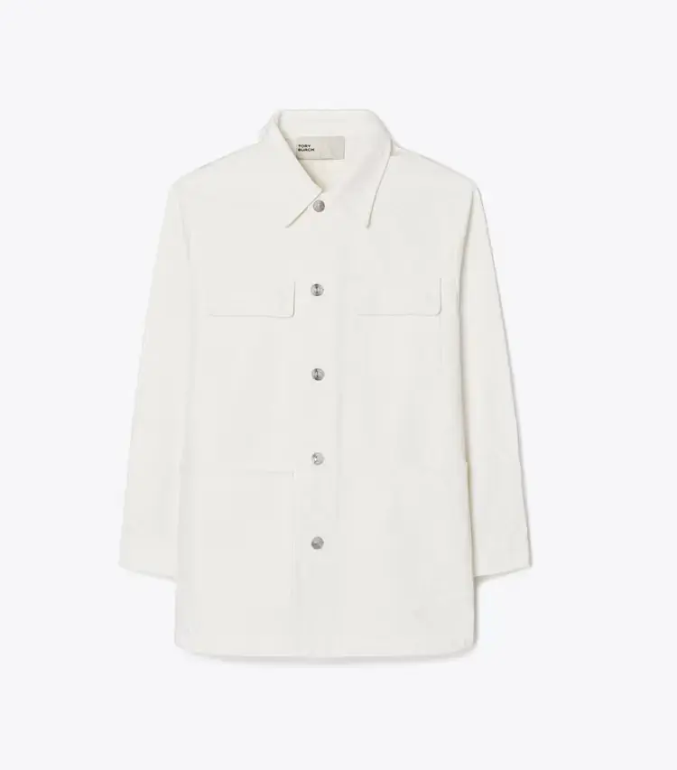 T Monogram Denim Barn Jacket